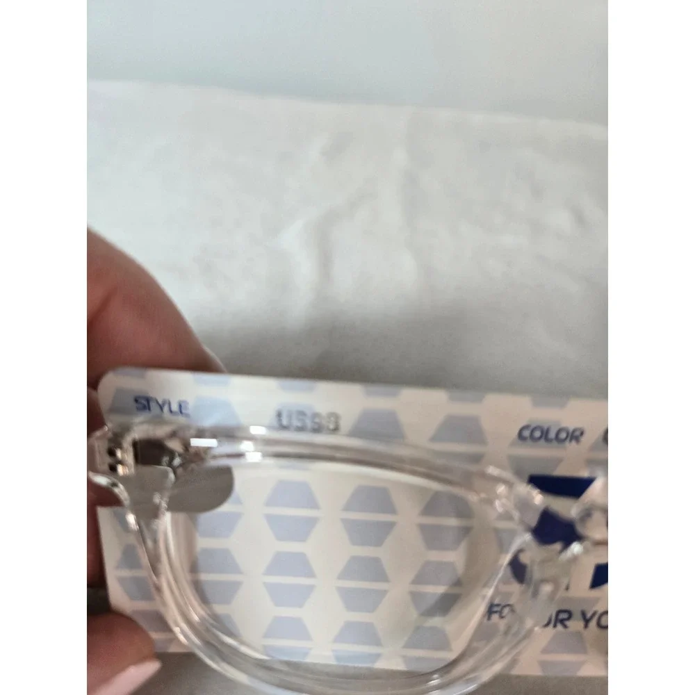 Four You US98 Crystal Clear Round Eyeglass‎ Frames 49-20-145 Women Mens Glasses